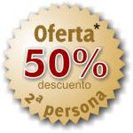 Oferta 50% dto. en la 2� persona en doble/suite en r�gimen de alojamiento y desayuno